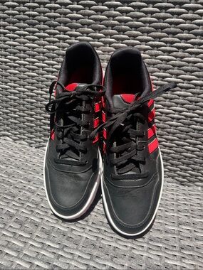 Adidas Hoops 3.0 Sneaker Black/Red